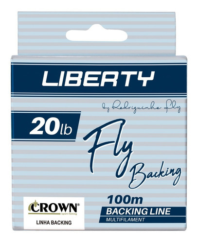 Linha Backing Line De Fly Liberty 20 Lbs 100mts - Saint Cor Branco