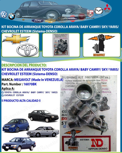Kit Bocina Arranque Chevrolet Esteem (sistema-denso)