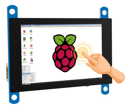 Mini Monitor Lcd Con Pantalla Táctil Raspberry De 3.5 Pulgad