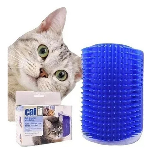 Rascador Cepillo Para Gato Pared Catnip