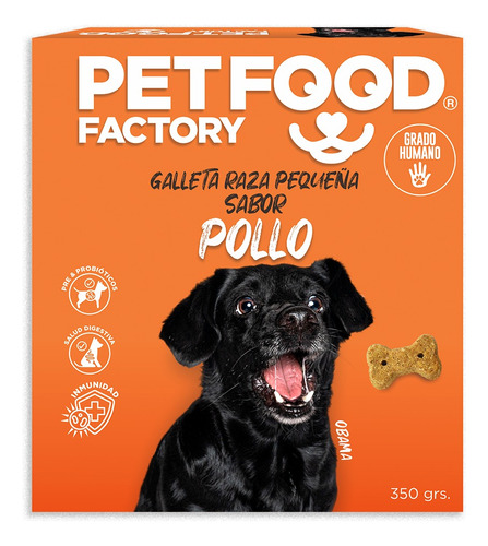 Pet Food Factory Galleta Hueso Horneada Sabor Pollo 350 Grs