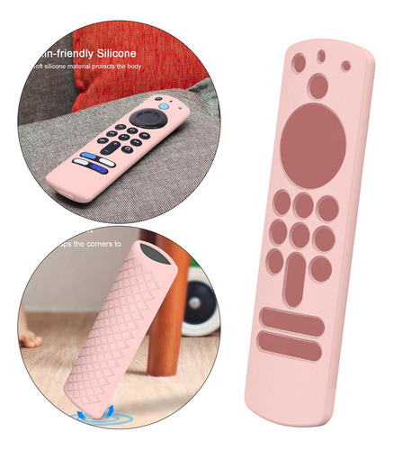 Yan Funda Con Funda De Control Remoto Compatible Con Rosado