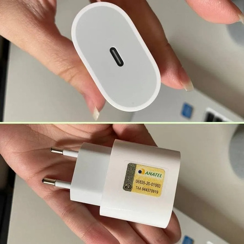 Carregado 20 W Apple + Cabo C 2 Metros iPhone 8 11 12 13 14