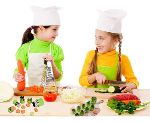 Juego De 12 Moldes Para Cortar Frutas Y Verduras Con Cuchara