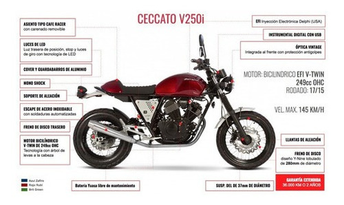 Imagen 8 de 25 de Zanella Ceccato 250 - V250i Motozuni Avellaneda
