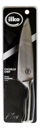 Cuchillo Chef 20 Cm. Linea Plus Acero Inox Ilko