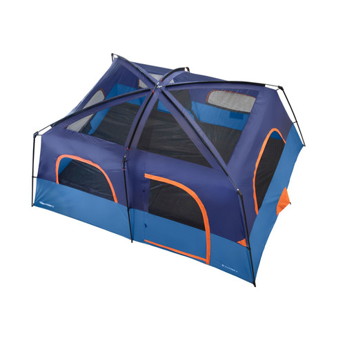 Imagen 5 de 8 de Carpa Familiar El Capitan X 10 Personas - 3000mm, 2 Puertas Color Azul