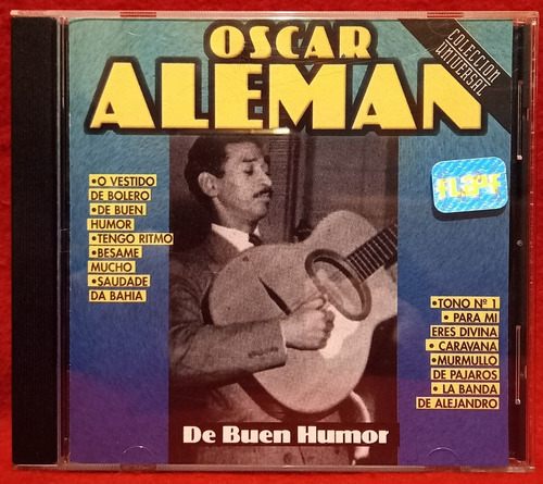 Oscar Aleman De Buen Humor, Cd Original Universal, 1997.