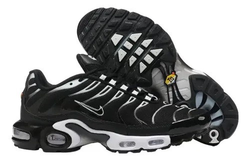 Tênis Nike Air Max Plus Tn Preto Branco Original Na Caixa