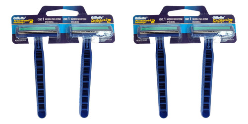 Rastrillo Desechable Gillette Prestobarba2 Ultragrip Pack4