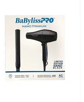 Comprar Combo Profesional Babyliss Secador + Plancha Nano Black