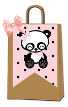 Comprar Kit Imprimible Candy Bar Panda Pandita Rosa Personalizado