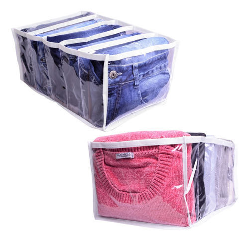 Organizador Calça Bermuda Jeans Toalha 34x26x10 2 Un