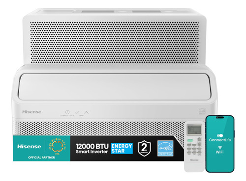Hisense Awl1225tw1w Aire Acondicionado De Ventana 12000 Btu