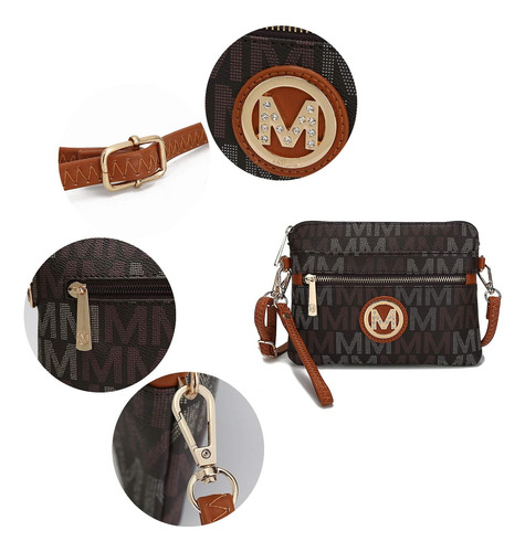 Mia K. Coleção De Pulseira Crossbody Para Mulheres, Bolsa D