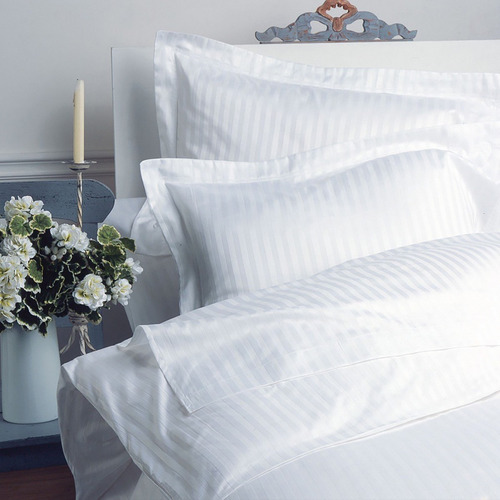 Imagen 9 de 9 de Duvet Sencillo Blanco Stripe + Plumón + Funda 3 Pzas