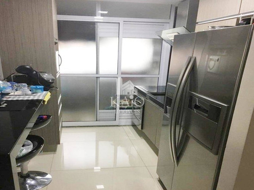 Imagem 8 de 12 de Apartamento Suprema Mobiliado 75m² Varanda Gourmet 2 Vagas