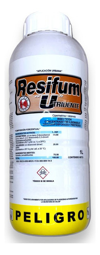 Resifum U Cipermetrina 4.50% + Diclorvos 20% 1 L Caja 15 Pzs