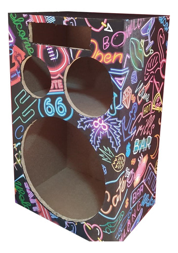 Caixa De Som Bob Automotiva Residencial Vazia 12'' Neon