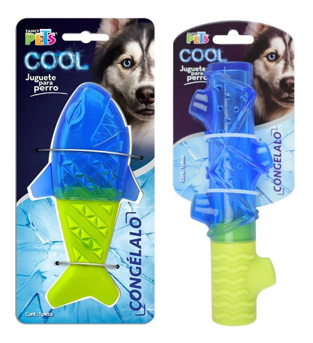 Juguete Congelable Cool Para Perro Pez Y Tronco