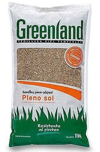 Semillas Cesped Pleno Sol 1k Siempre Verde Pisoteo Greenland