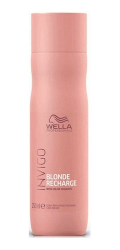 Shampoo Para Cabello Rubio Wella Invigo Blonde Recharge 