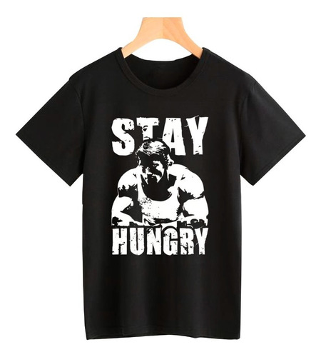 Remera Stay Hungry Algodon Unisex 