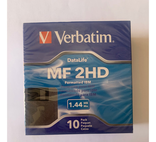 Diskettes Verbatim 3.5 De 1.44 Mb Caja Con 10 Piezas (Usado)