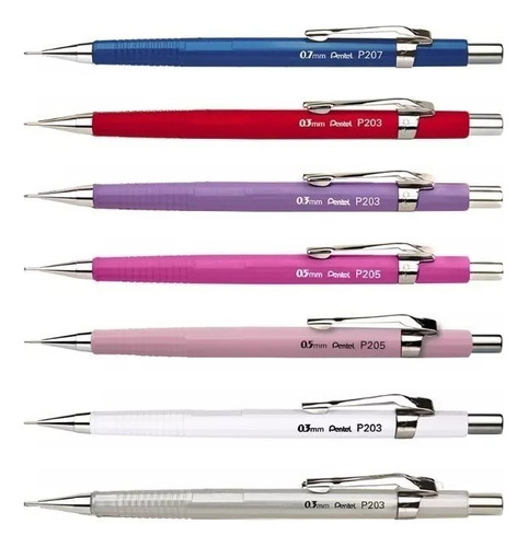 Lapiseira Profissional Pentel Sharp P200  Kit C/4 Unidades