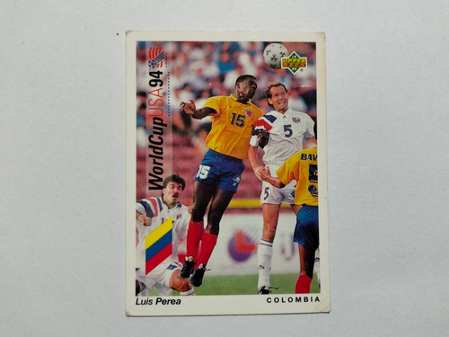 Tarjeta Upper Deck World Cup Usa 94 Luis Perea Colombia 