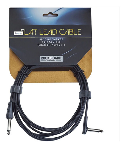 Cabo Rockboard Flat Para Instrumentos Cable P10 Reto L 3,0m