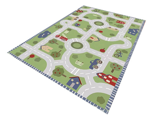 Tapetes Infantiles I, Juego De Rompecabezas, Lavables, Track