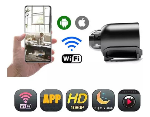 Ml Para Mini Cámara Secreta Con Visión Nocturna Hd 1080p