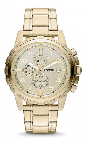 Reloj Fossil Fs4867 Dorado
