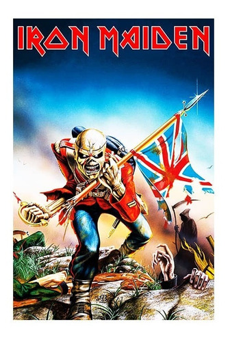 Lote De 160 Posters Originales Iron Maiden - The Trooper 