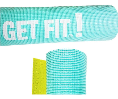 Colchoneta Yoga Mat 6mm Duo Fitness Pilates Bicolor Get Fit!