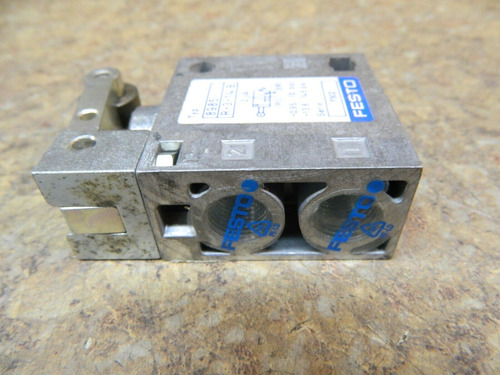Festo R-3-1/4b 3/2 Way Pneumatic Roller Lever Valve G Ccj
