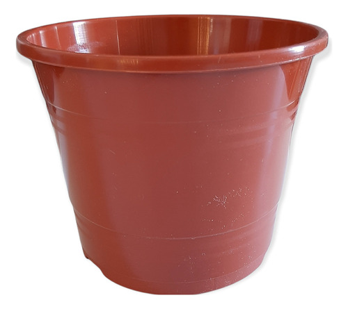 Maceta Plastico Ta Plastic Rocio N30 Color Terracota