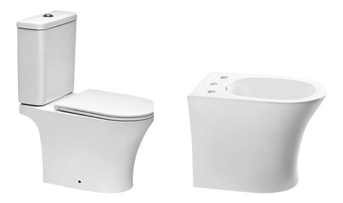 Juego Baño Sanitarios Piazza Abruzzo Inodoro Mochila Bidet