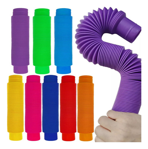 Pop Tube Tubo Sensorial Xl Grande Souvenir Fidget Toy X6u