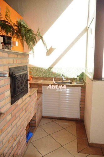 Cobertura Totalmente Mobiliada Com 2 Dormitórios À Venda, 70m² + 70m² Por R$ 563.900 - Vila Pires - Santo André/sp - Co0968