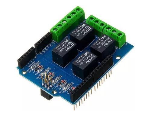 Módulo Shield Relé 4 Canais Para Arduino