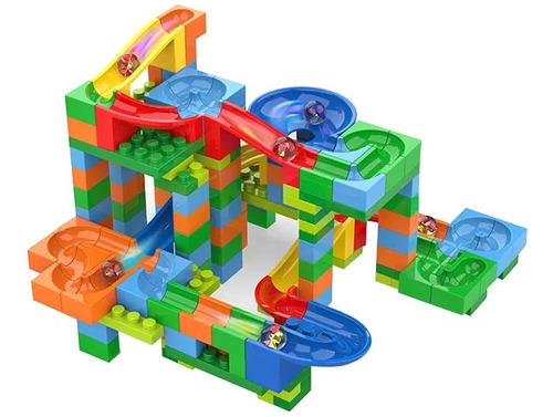 Juego Circuito Canicas 180 Piezas Track  Maze Construccion