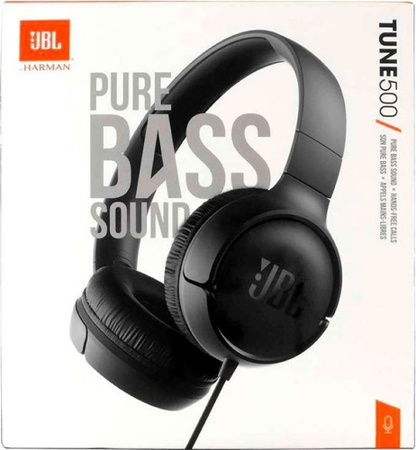 Audífonos Jbl T500 Con Mic Negro