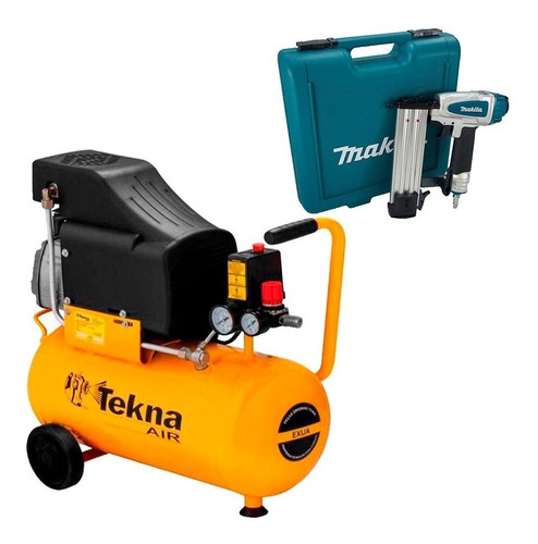 Kit Compressor Ar Cp8525 Tekna + Pinador Af505n Makita