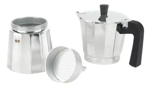 Oroley - Cafetera Italiana New Vitro de Aluminio, 3 Tazas : :  Hogar y cocina