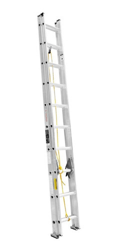 Escalera Aluminio Extensible 20 Pasos Capacidad 150kg Truper