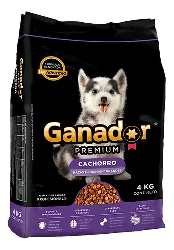 Alimento Ganador Premium para perros Ganador Premium cachorro raz...