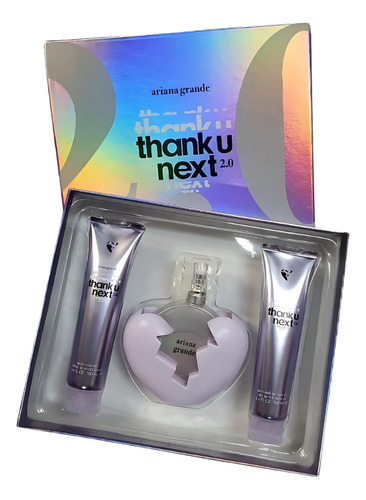 Ariana Grande Thank U Next Set 3pz Mujer Edp 100ml