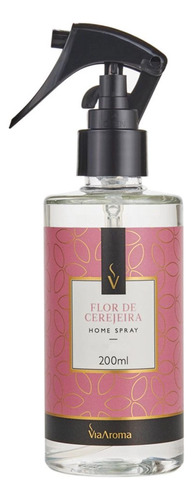 Home Spray 200ml Antimofo Aromatizador Sensação De Bem-estar Aroma Flor De Cerejeira